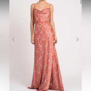 Jenny Yoo Dahlia Palermo Satin Bridesmaid/Wedding Guest Dress